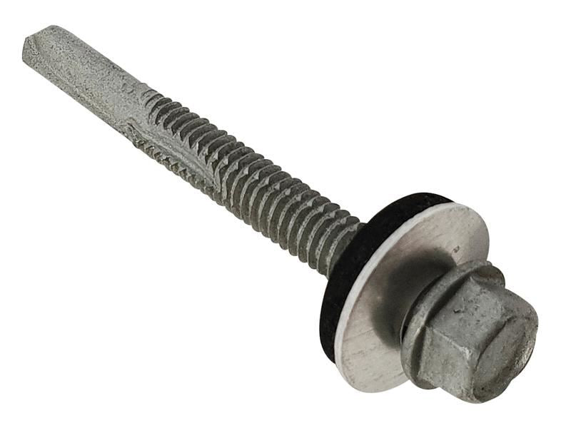 ForgeFix FORTFHW5550H TechFast Roofing Sheet to Steel Hex Screw & Washer No.5 Tip 5.5 x 50mm Box 100 |