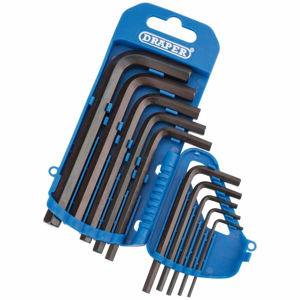 Draper MM HEXAGON KEY SET&HOLDER 10PC 33687 Metric Hexagon Key Set (10 Piece)