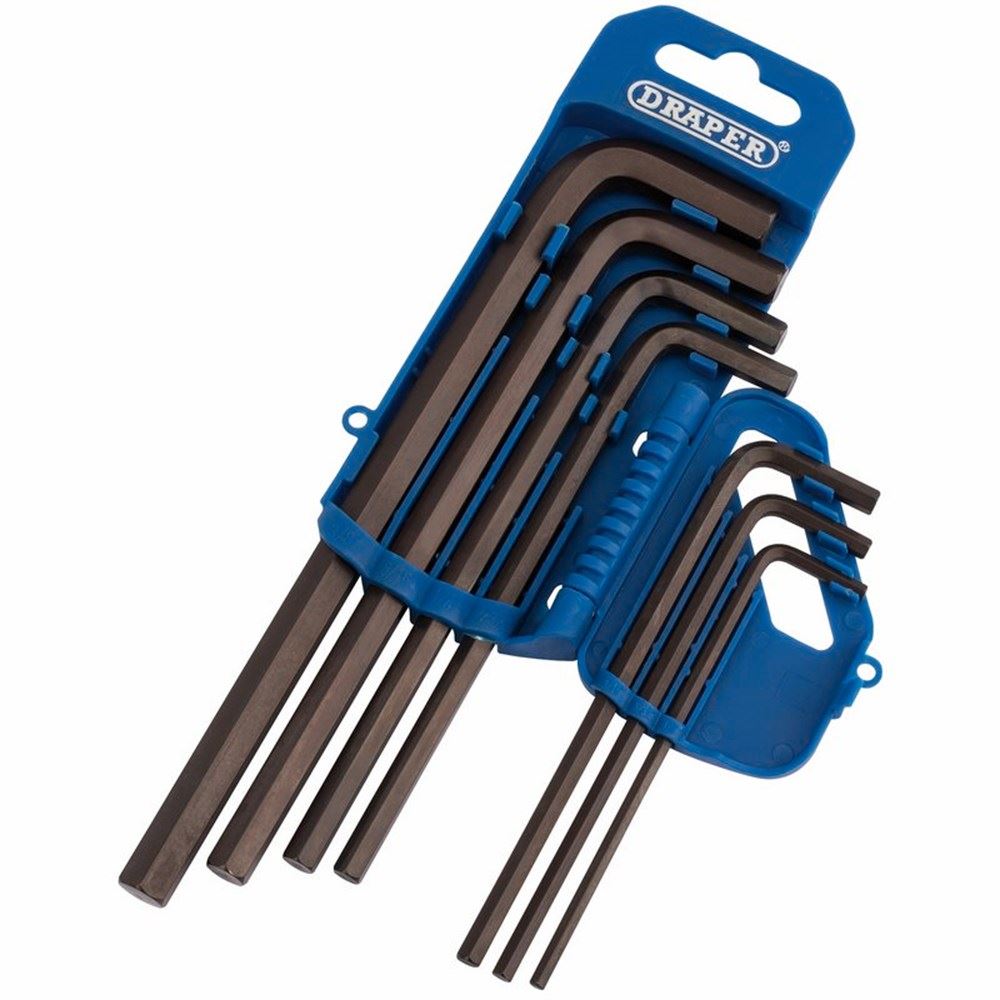 Draper AF LONG PATT HEX KEY SET 7PC 33693 Imperial Hexagon Key Set (7 Piece)