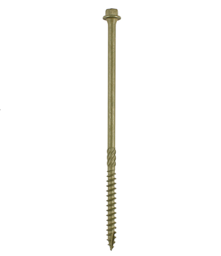 TIMCO Hex Head Timber Construction Screws 6.7mm Exterior Green – Various Lengths and Pack Sizes for Landscaping, Timber Framing and Structural Timber Fixing
