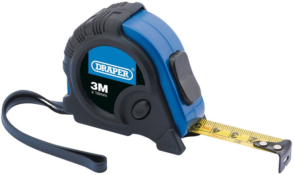 Draper MEASURING TAPE 3M/10FT X 16MM 82817 Measuring Tapes