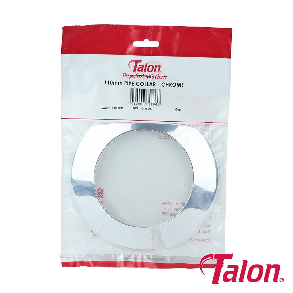 TIMCO Pipe Collar - Chrome 110mm Pack 1