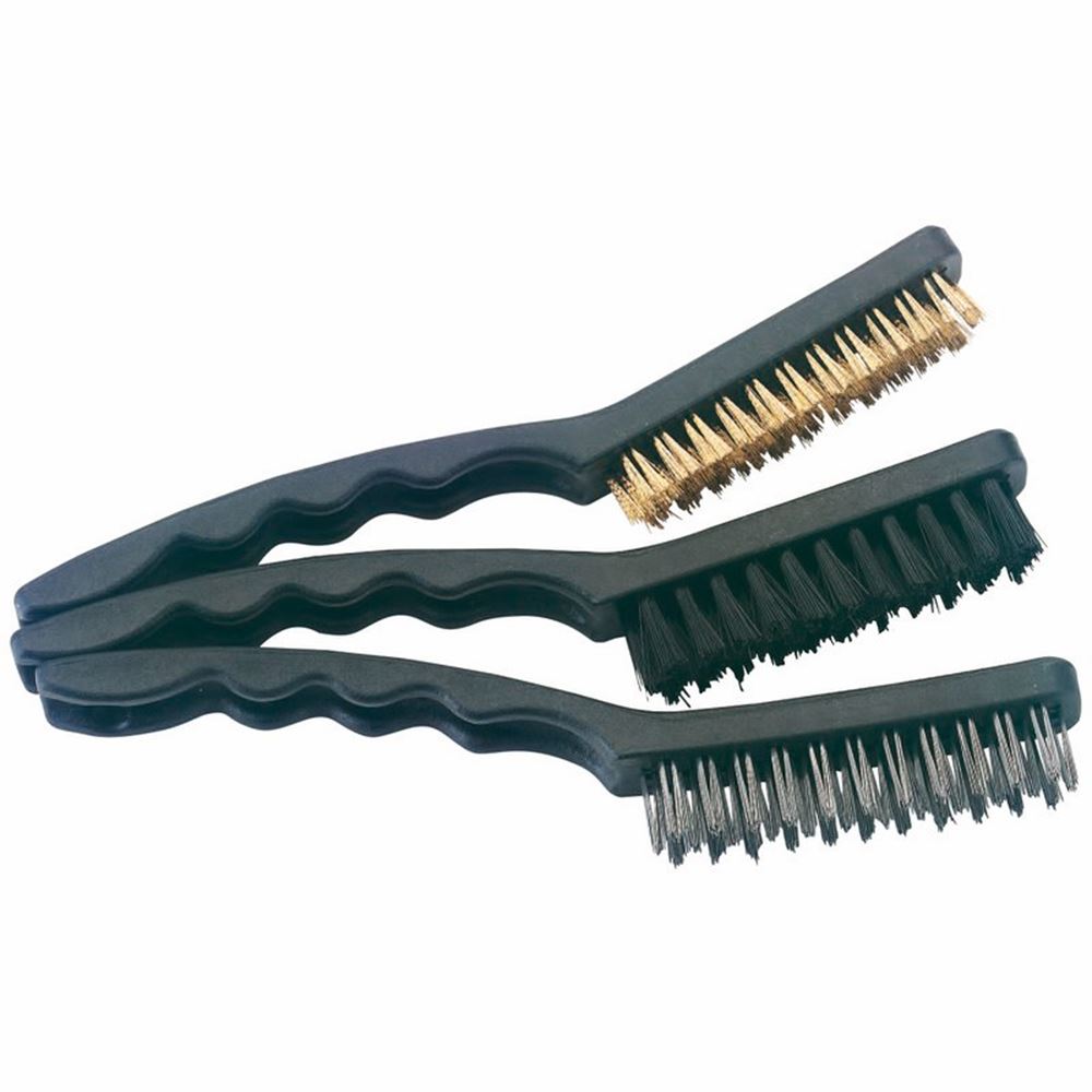 Draper WIRE/NYLON BRUSH SET 3PC 230MM 26928 Brush Set, 230mm (3 Piece)