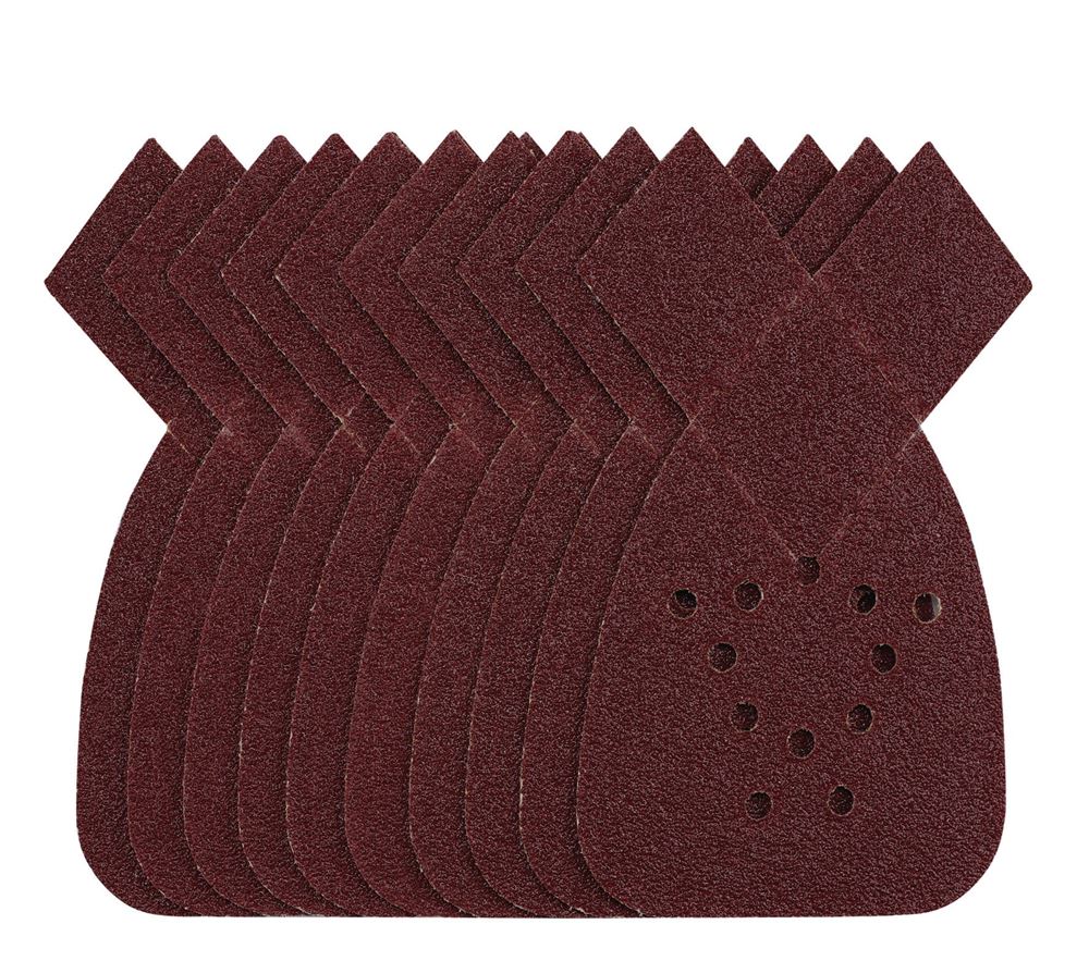 Draper DETAIL SANDING SHEET 40G 43848 43848 Detail Sanding Sheets with Hook and Loop, 140mm, SSD4 (Pack of 10)