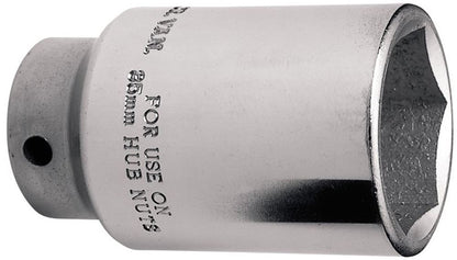 Draper 35MM HEX HUB NUT SOCKET 39047 Hub Nut Socket, 1/2" Sq. Dr., 35mm