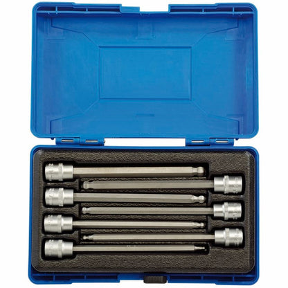 Draper 7PC BALL HEX SOCKET 3/8 150MM 16297 3/8 Sq. Dr. Hexagonal Socket Bit Sets (7 Piece)