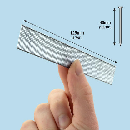 Tacwise 0400 Type 18G 40 mm Brad Nails Galvanised Pack of 5000 for Nail Staple Guns Trade Fixing