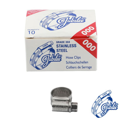TIMCO Jubilee Clip SS 9.5-12mm Pack 10