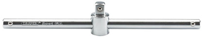 Draper SLIDING TEE BAR 1/2DRIVE-PCKD 16790 Sliding T Bars (Micro Satin Chrome)