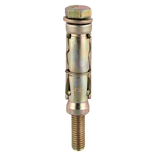 TIMCO Shield Anchor Loose Bolt - ZYP M12:60L Gold Pack 10