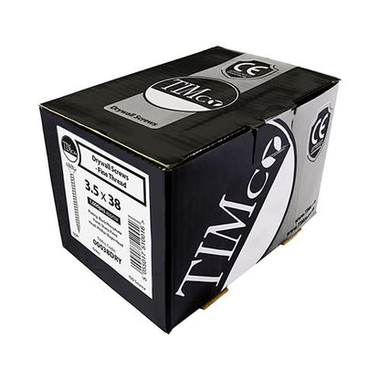TIMCO Drywall Screw PH2 Fine Black 3.5 x 35 Black Pack 1000