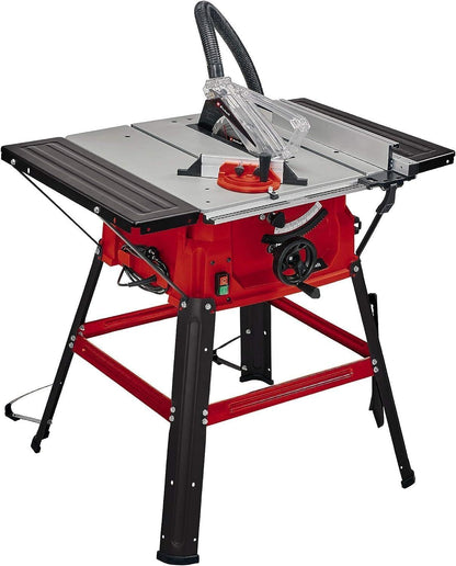 Einhell TC-TS 2025/2 U Table Saw 1800W 240V Professional Wood Cutting Bench Saw with Folding Stand for Workshop DIY and Construction Projects