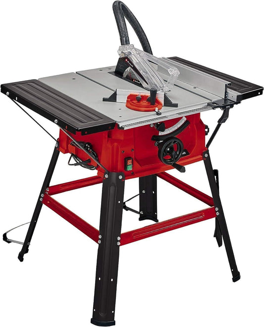 Einhell TC-TS 2025/2 U Table Saw 1800W 240V Professional Wood Cutting Bench Saw with Folding Stand for Workshop DIY and Construction Projects