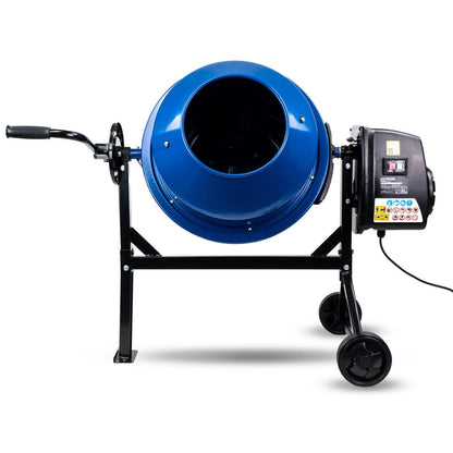 Hyundai HYCM63E Electric Cement Mixer 220W 63L 230V Concrete Mixer Building Mixer