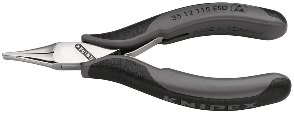 37066 KNIPEX KNIPEX 35 12 115 ESD Electronics Pliers, 115mm Antistatic Pliers Professional Trade DIY Workshop Garage Use