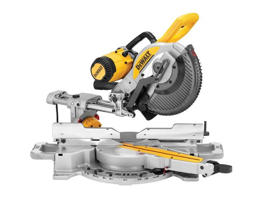 DeWalt DWS727-LX DWS727 XPS Double Bevel Slide Mitre Saw 250mm 1675W 110V