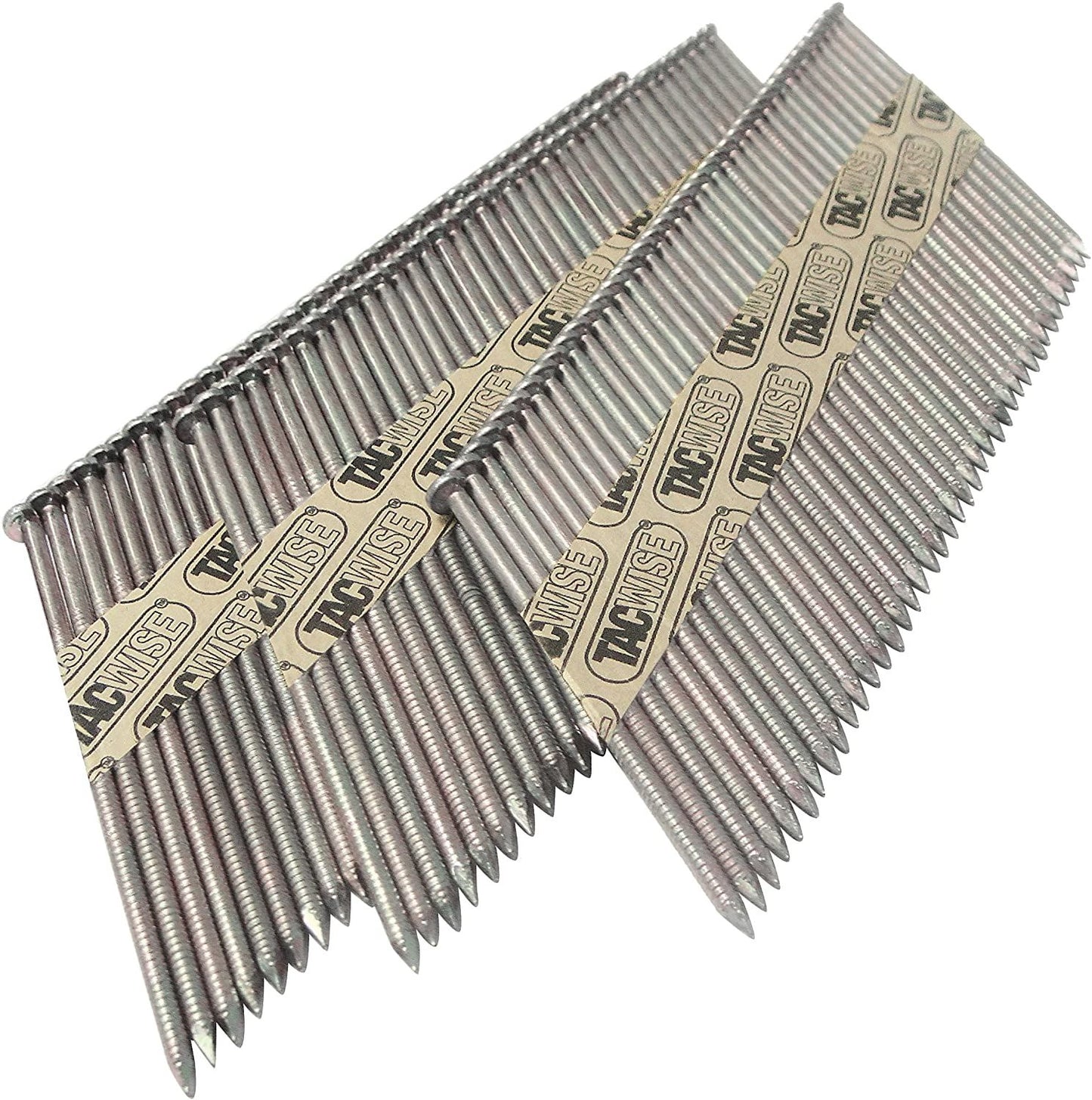 Tacwise 1124 50 mm Framing Nails Galvanised Ring Shank D Head Pack of 3300 for Nail Staple Guns Trade Fixing