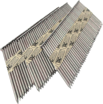 Tacwise 1124 50 mm Framing Nails Galvanised Ring Shank D Head Pack of 3300 for Nail Staple Guns Trade Fixing