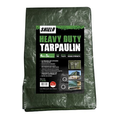 Timco Heavy Duty Tarpaulin Waterproof Ground Sheet Cover Camping Gardening