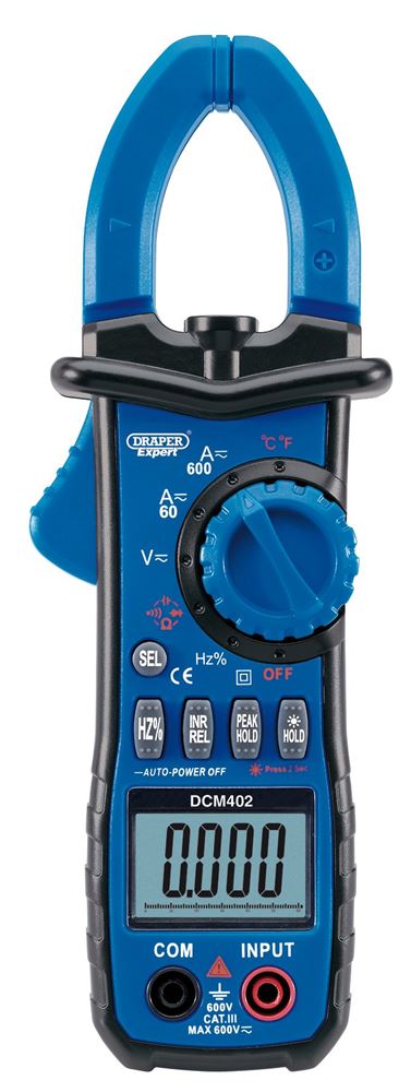 Draper DIGITAL CLAMP METER 41967 Digital Clamp Meter (Auto-Ranging)