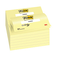 Postit Znotes 76X127Mm Yellow Pk12