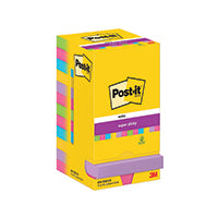 Post-it S/Sticky 76x76 90S Asst Pk12