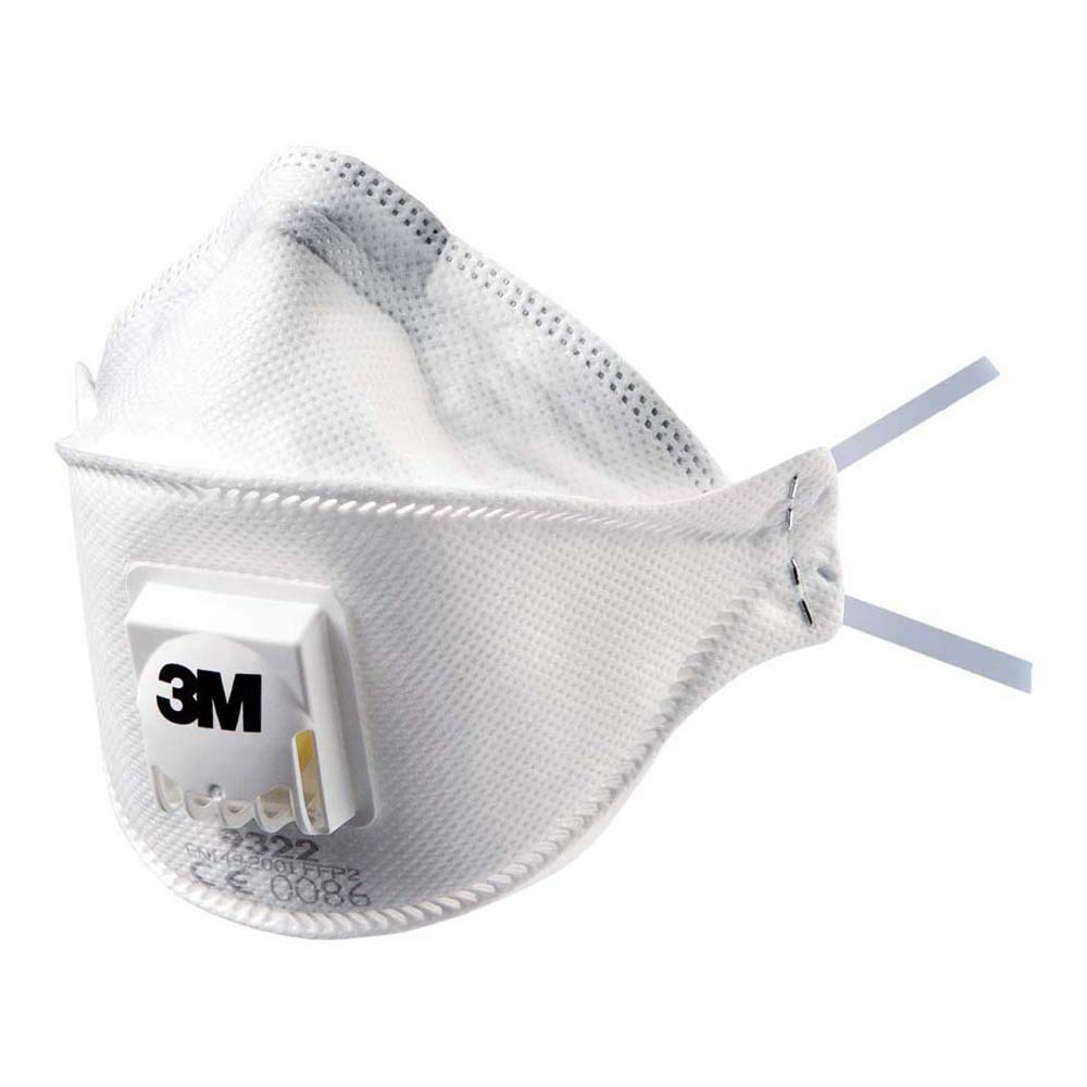 3M Aura Disposable Respirator, FFP2, Valved, 9322+, EN safety certified