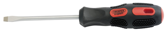 Draper 6X100MM PLAINSLOT S/DRIVER BLK 40013 General Purpose Plain Slot Flared Tip Screwdrivers (sold loose)