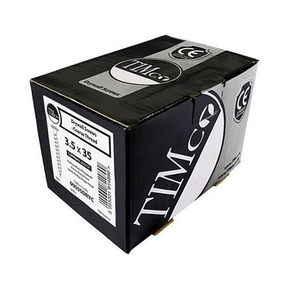 TIMCO Drywall Screw PH2 Coarse Black 3.5 x 55 Black Pack 500