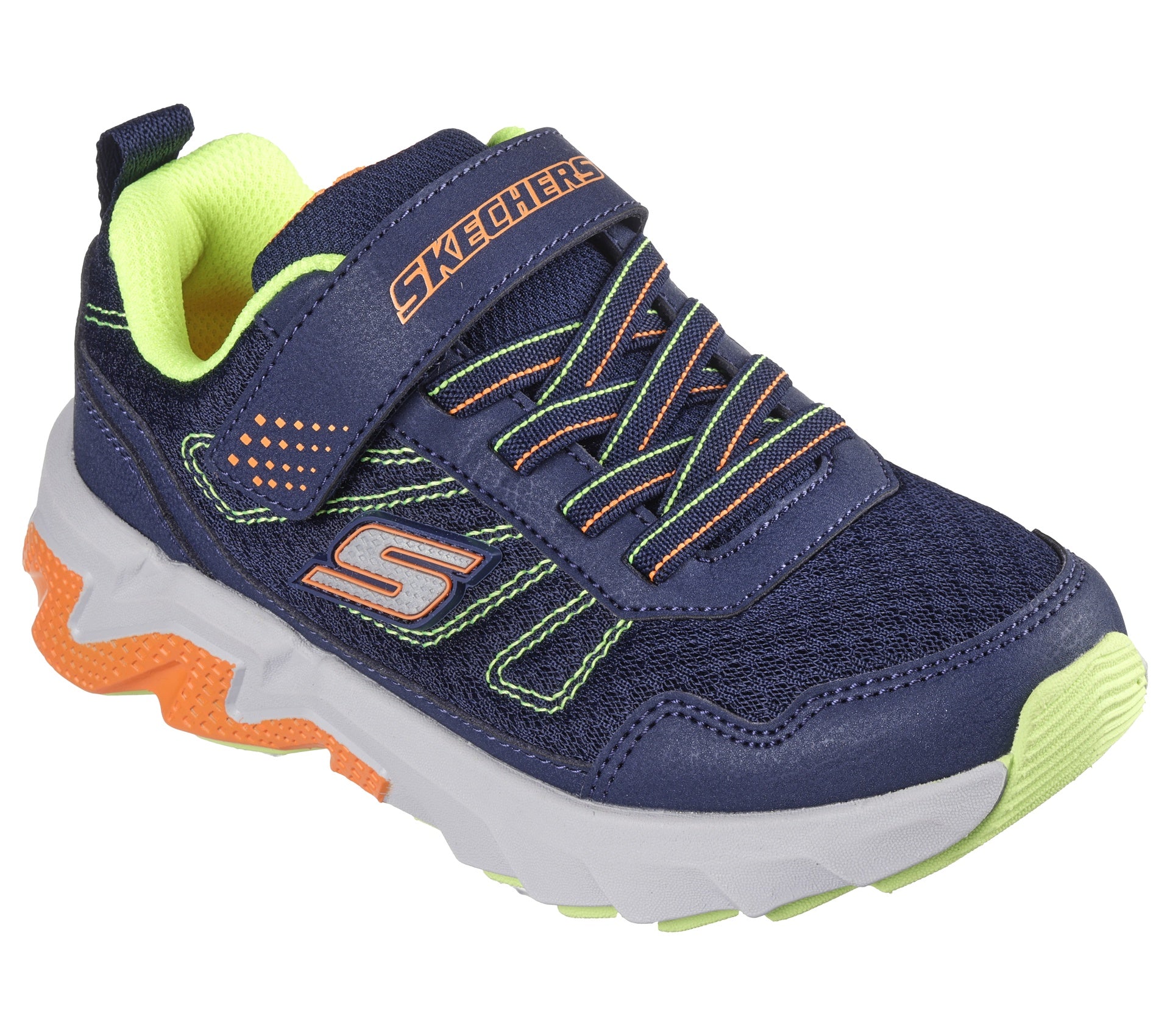 Skechers Elite Sport Meteor Light Kids Shoe | Navy | sz 1