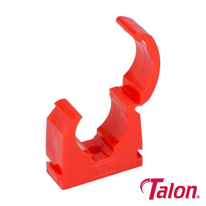 TIMCO Single Hinged ID Clip - Red 22mm Red Pack 100
