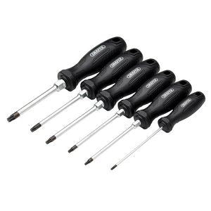 Draper SET 3 - 6PC SET - TX-STAR Hard Grip Screwdriver Set (6 Piece)