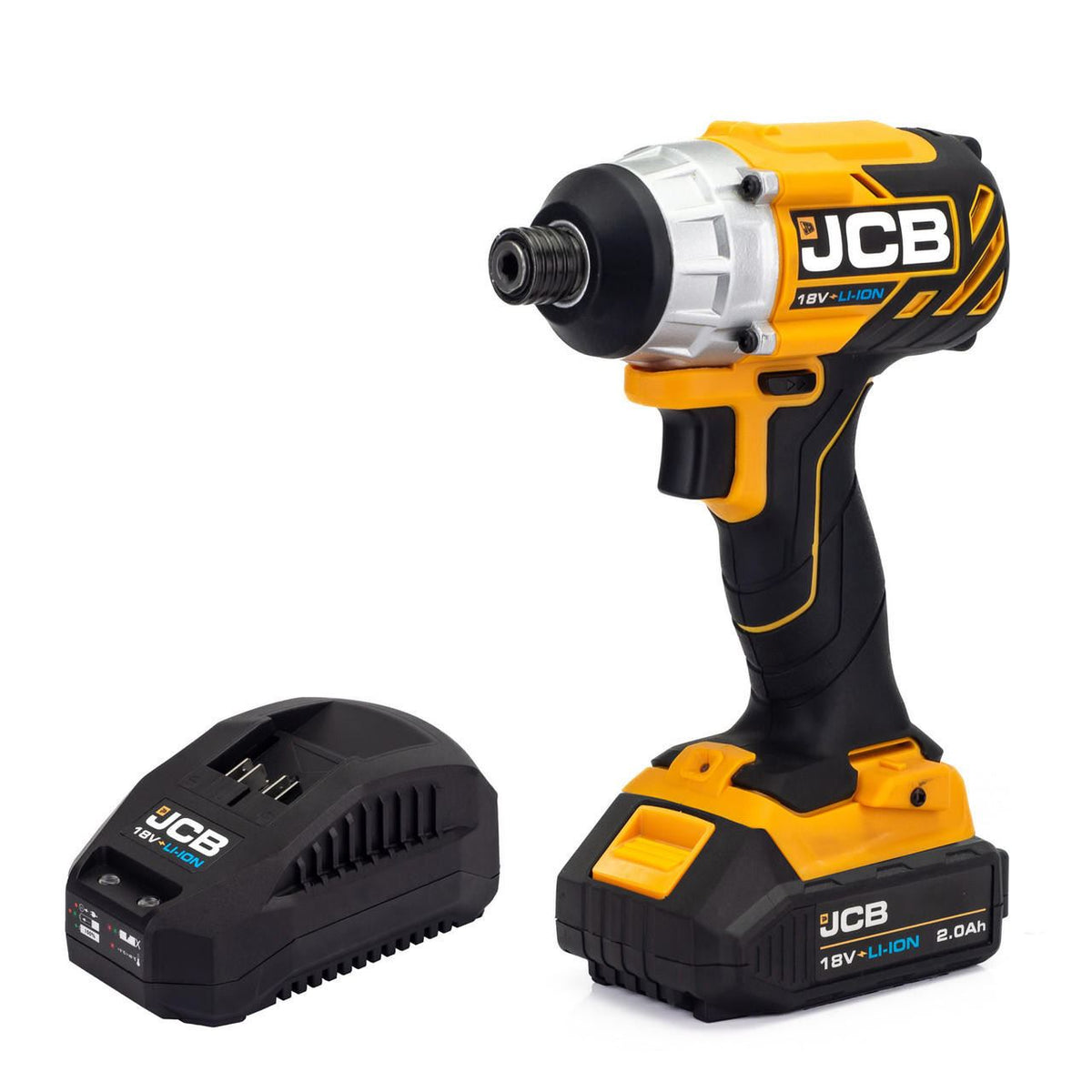 JCB 21-18BLID-2X-B Impact Driver 2.0Ah 18V Brushless Cordless Impact Driver
