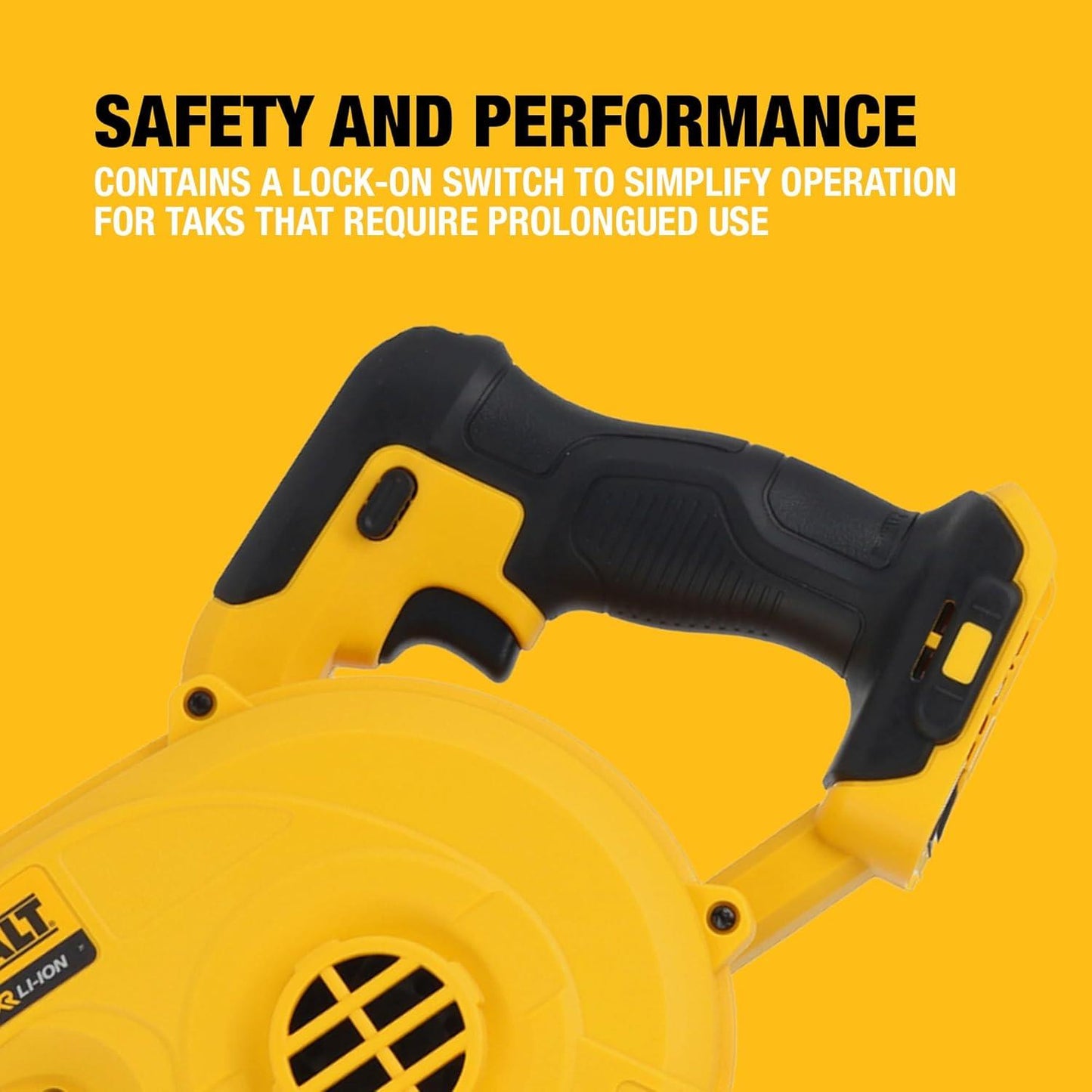 DEWALT 18V XR Compact Jobsite Blower Cordless Bare Unit DCV100-XJ