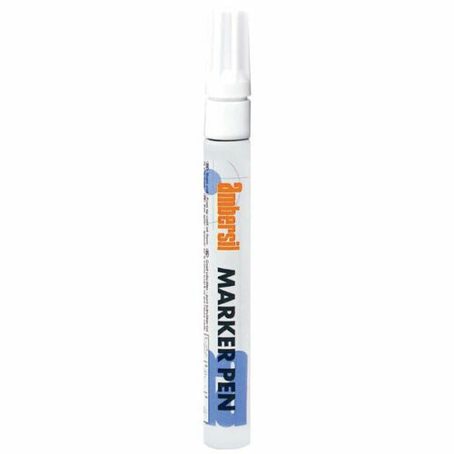 Ambersil Acrylic Permanent Paint Marker Pens – Various Colours, Fast Drying, Water Resistant Industrial Marking