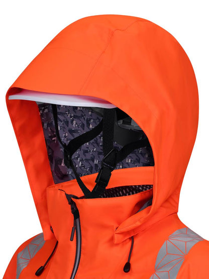 Pulsar RCT800 React GRS Waterproof Shell Jacket Hi Vis Workwear EN ISO 20471 Class 3