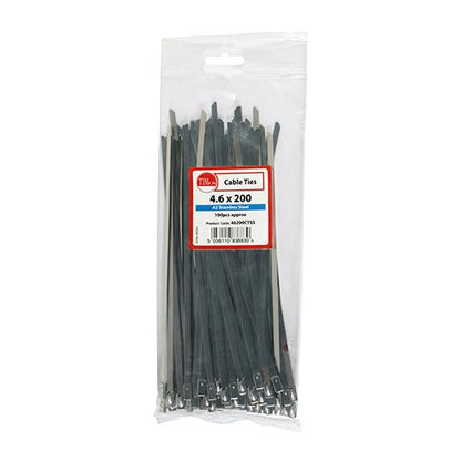 TIMCO Cable Tie - A2 SS 4.6 x 200 Pack 100