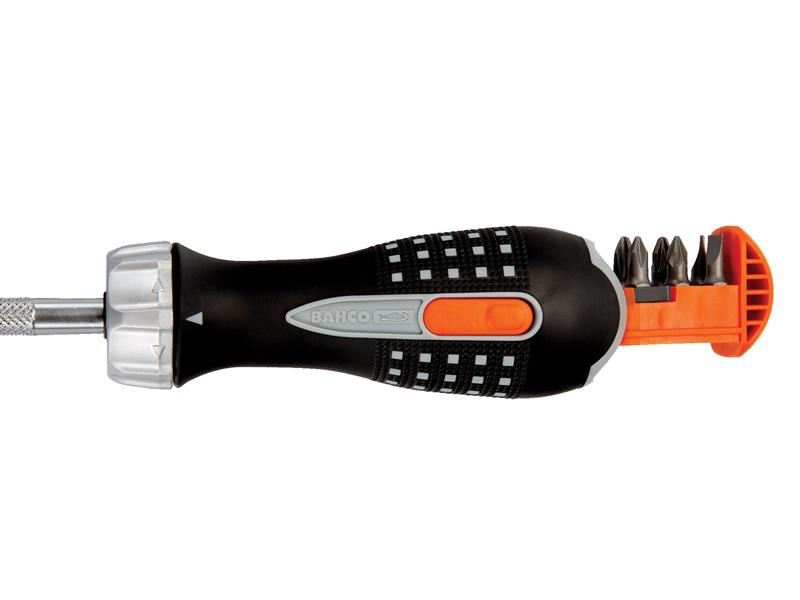 Bahco 808050 808050 Ratchet Screwdriver & 6 Bits