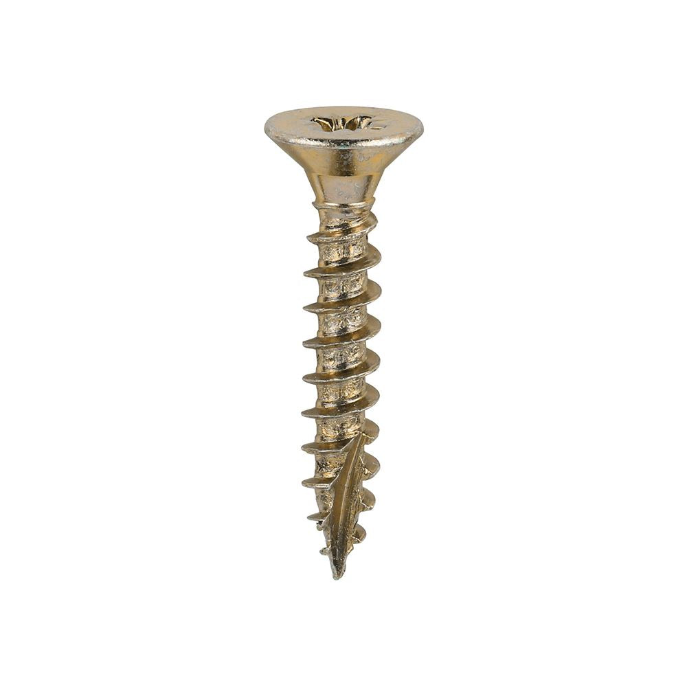 TIMCO Classic Screw PZ2 CSK ZYP 5.0 x 30 Gold Pack 200