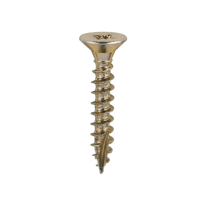 TIMCO Classic Screw PZ2 CSK ZYP 5.0 x 30 Gold Pack 200