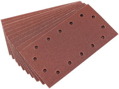 Draper SANDING SHEET 115X227 (10) 60G 92309 Aluminium Oxide Sanding Sheets (115 x 227mm)