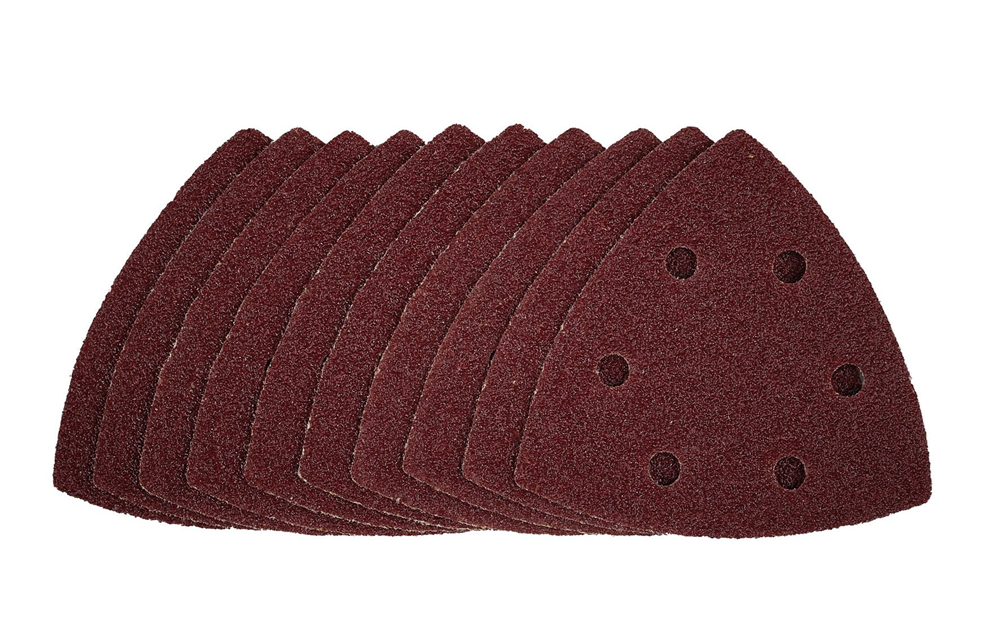 Draper DELTA SANDING SHEET 40G 41694 41694 Delta Sanding Sheets, 93mm (Pack of 10)