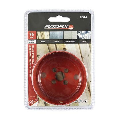 TIMCO M3 Bi-Metal Holesaw Variable 76mm Pack 1