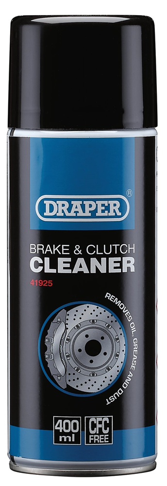 Draper 400ML BRAKE & CLUTCH CLEANER 41925 400ml Brake and Clutch Cleaner