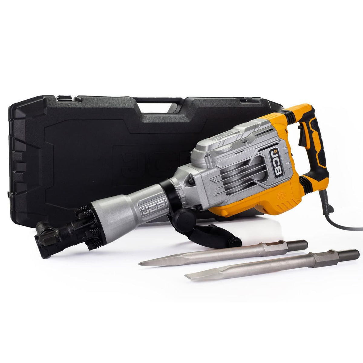 JCB 21-DH1700 Demolition Hammer 1700W 65J 30mm Hex Breaker 230V Concrete Chisel Concrete Breaker Chisel