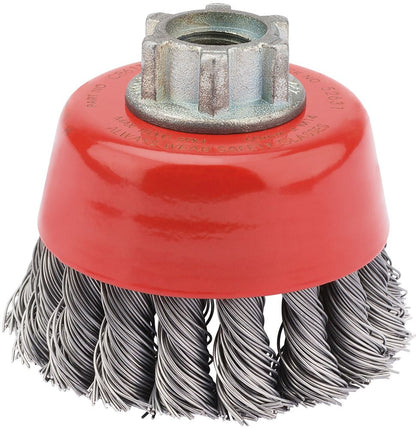 Draper TWIST WIRE CUP BRUSH - 60MM 52631 52631 Twist Knot Wire Cup Brushes