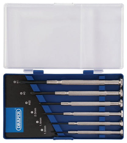 Draper PRECISION S/DRIVER SET 6PC 14956 Precision Screwdriver Set (6 Piece)