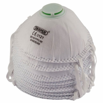 Draper FFP2 PARTICULATE RESP. BOX 10 82483 FFP2 NR Moulded Masks