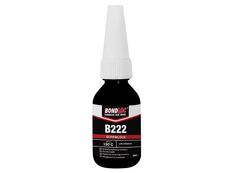Bondloc B222-10 B222 Screwlock Low Strength Threadlocker 10ml