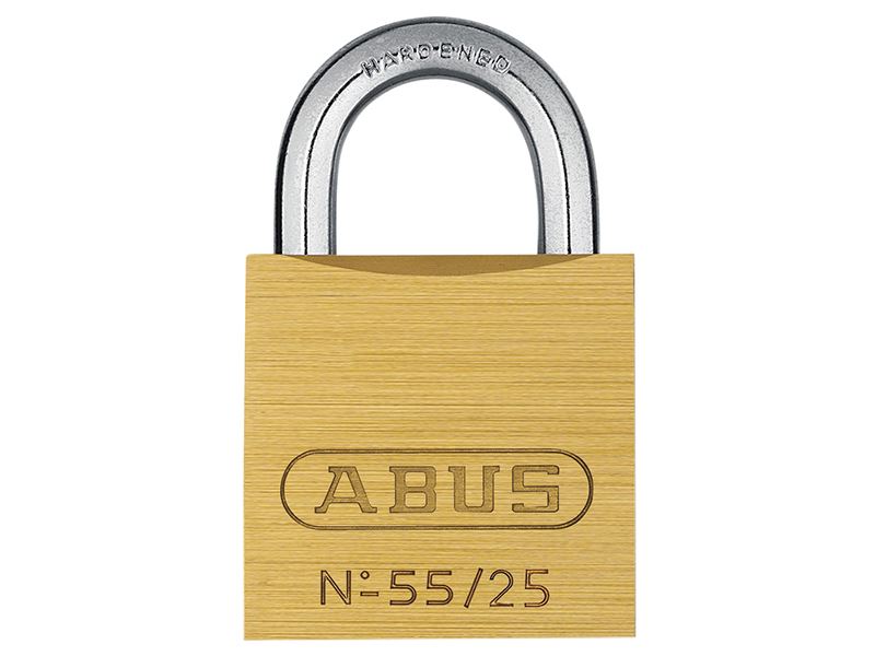ABUS 02860 55/25mm Brass Padlock Keyed Alike 5251